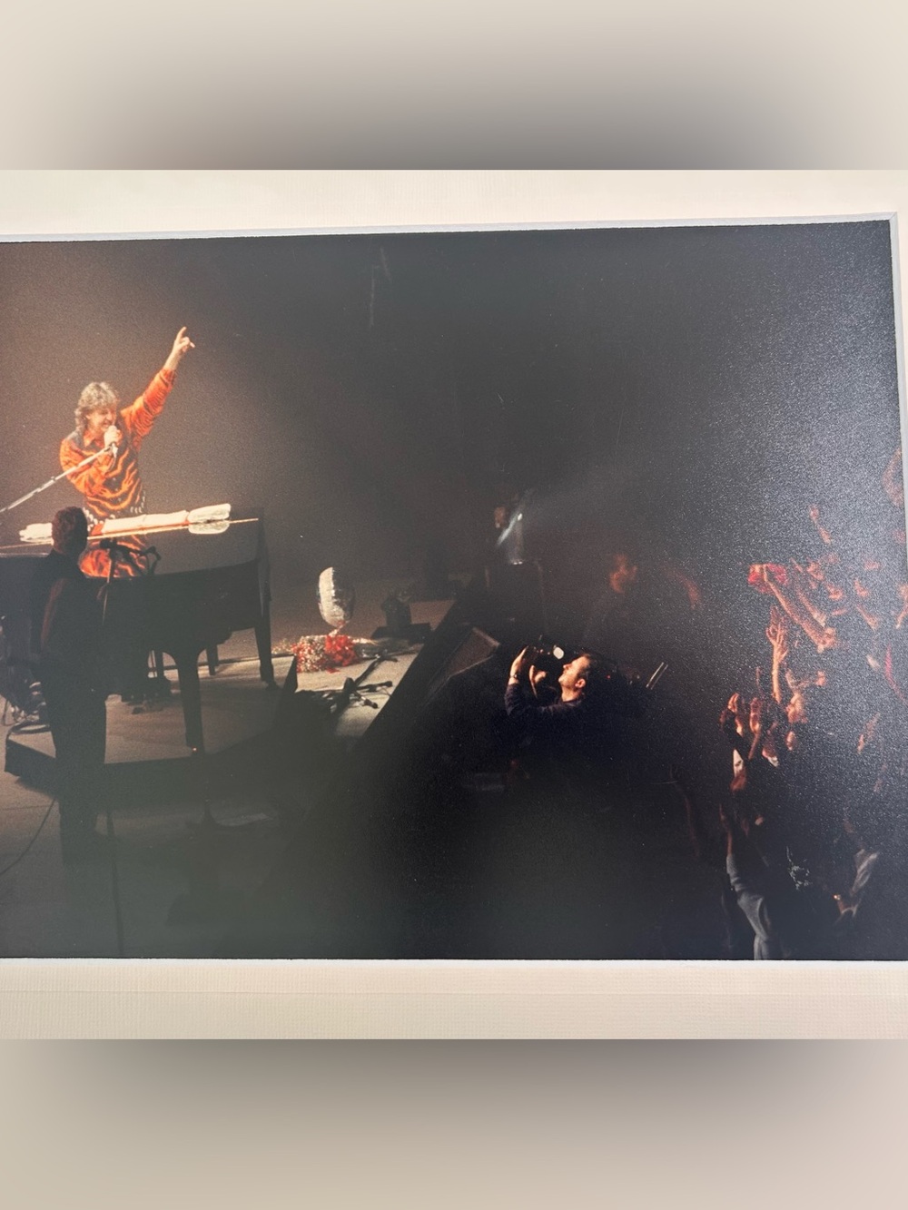 Vintage 1989 Paul McCartney Concert Photograph – Framed & Matted